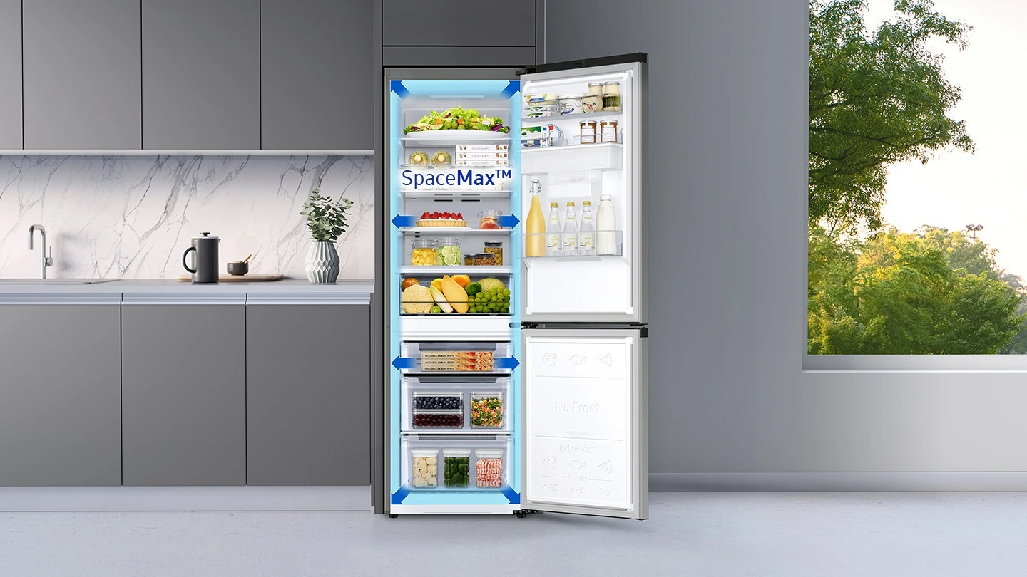 Samsung RB34C635EBN/EF — SpaceMax i wykorzystanie wnętrza