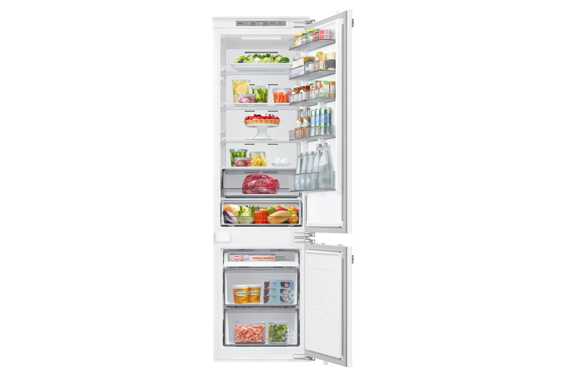 Lodówka do zabudowy AI No Frost Twin Cooling Plus™ wys. 193,5 cm BRB70F30BEF0EO — widok 1