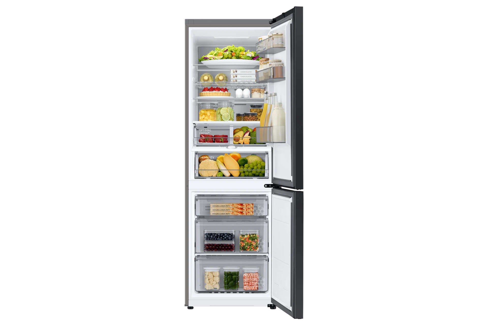 Lodówka Bespoke AI z dolnym zamrażalnikiem No Frost AI Energy Mode wys. 185,3 cm RB34C7B5D22/EF — widok 7