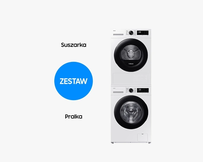 Zestaw Pralka AI 9kg WW90CGC04DAEEO + Suszarka 9kg DV90DG52A0AEEO — widok 2