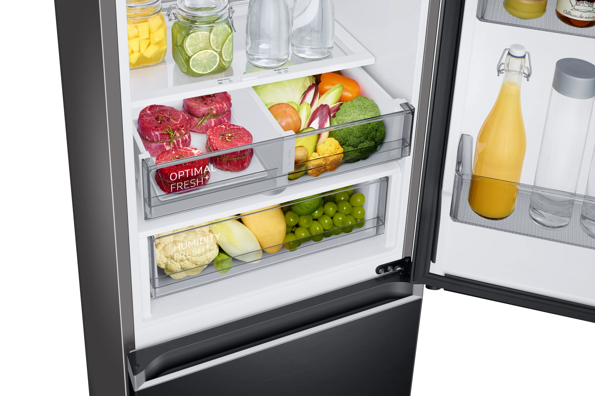 Lodówka AI z dolnym zamrażalnikiem No Frost SpaceMax™ wys. 185,3 cm RB34C775CB1/EF — widok 8