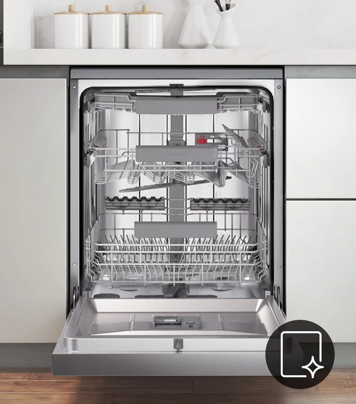 Samsung DW60A6092BB/EO — Czyszczenie wnętrza zmywarki