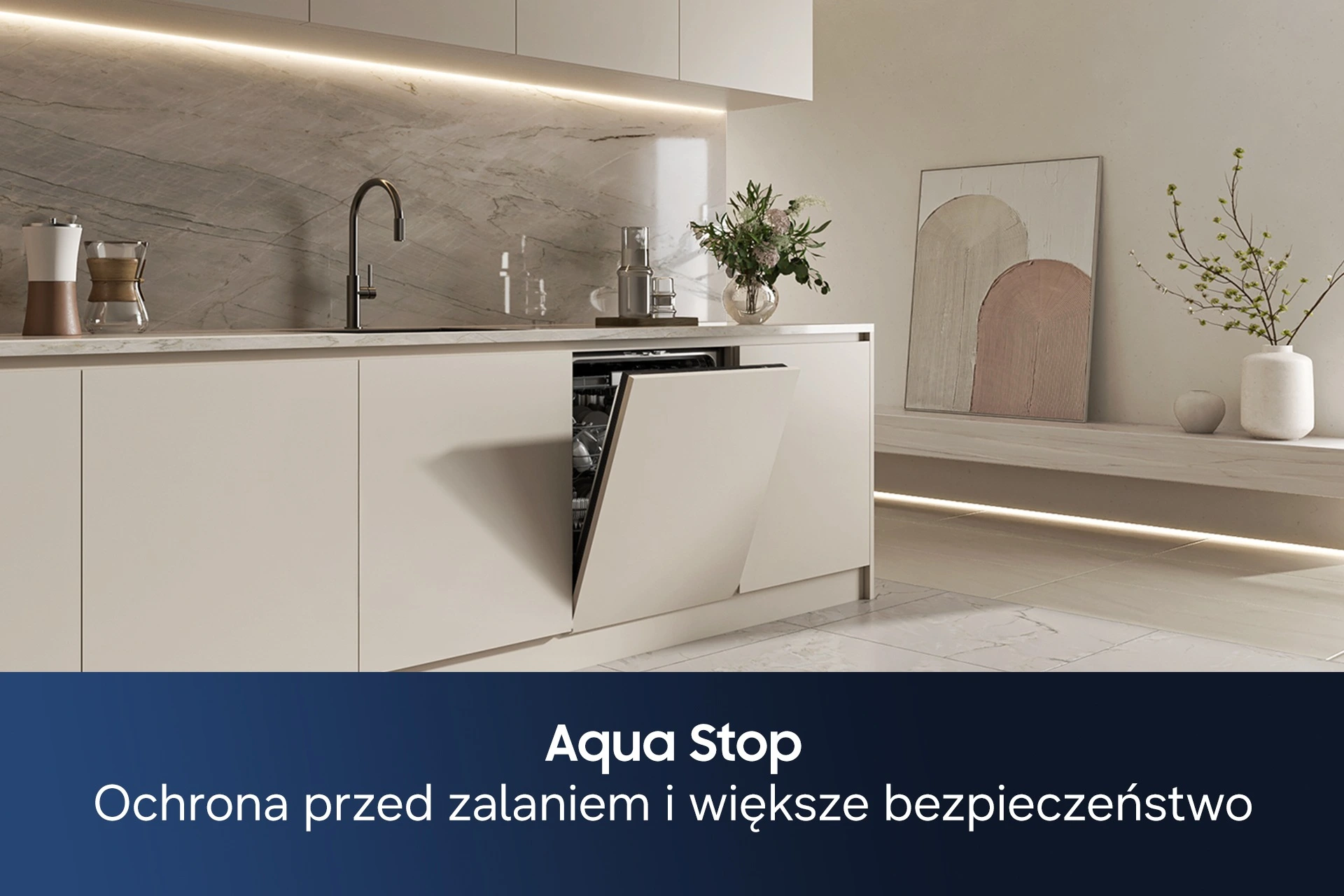 Zmywarka do zabudowy z zawiasami ślizgowymi bez panelu 60 cm DW80H73QAI0U1 — widok 19