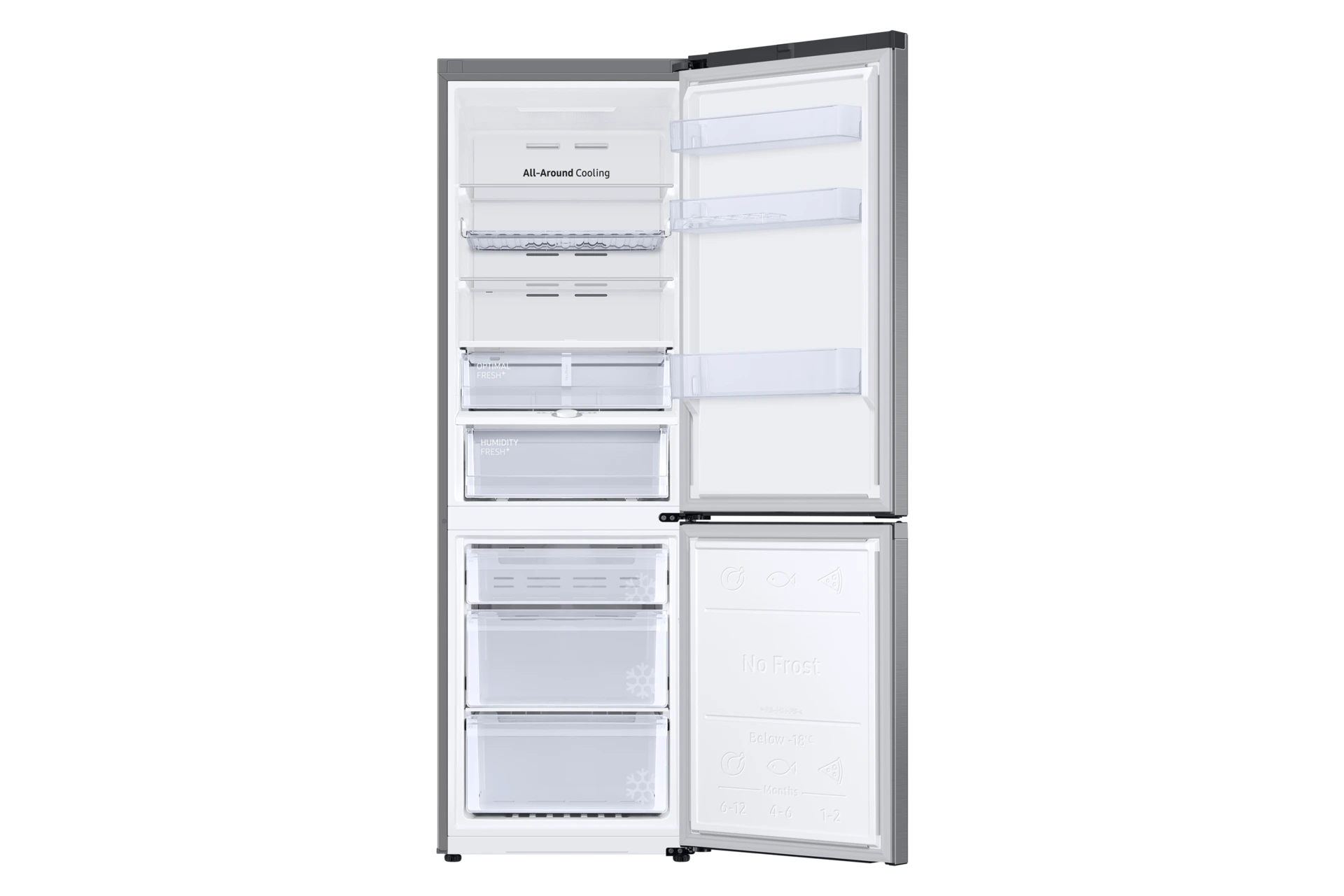 Lodówka AI z dolnym zamrażalnikiem No Frost AI Energy Mode wys. 185,3 cm RB34C675DS9/EF — widok 3