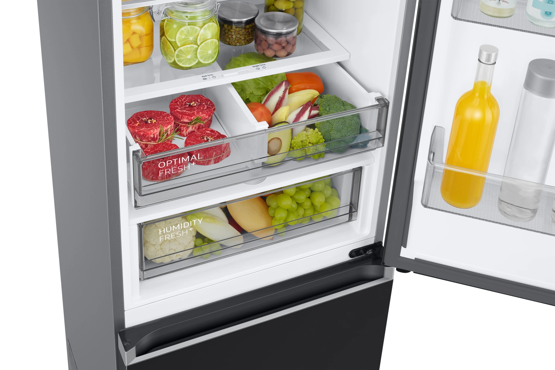 Lodówka AI z dolnym zamrażalnikiem No Frost SpaceMax™ wys. 203 cm RB38C705CB1/EF — widok 8