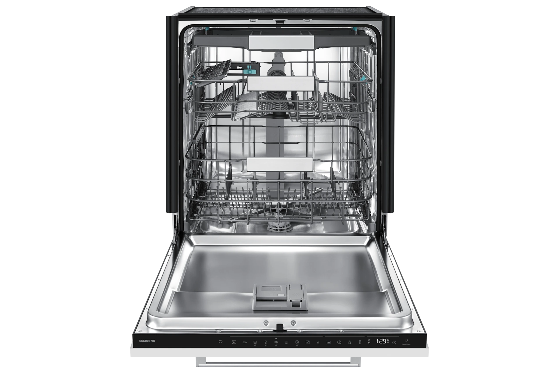 Zmywarka do zabudowy z programem AI Wash bez panelu 60 cm DW80H77VAB0U1 — widok 3