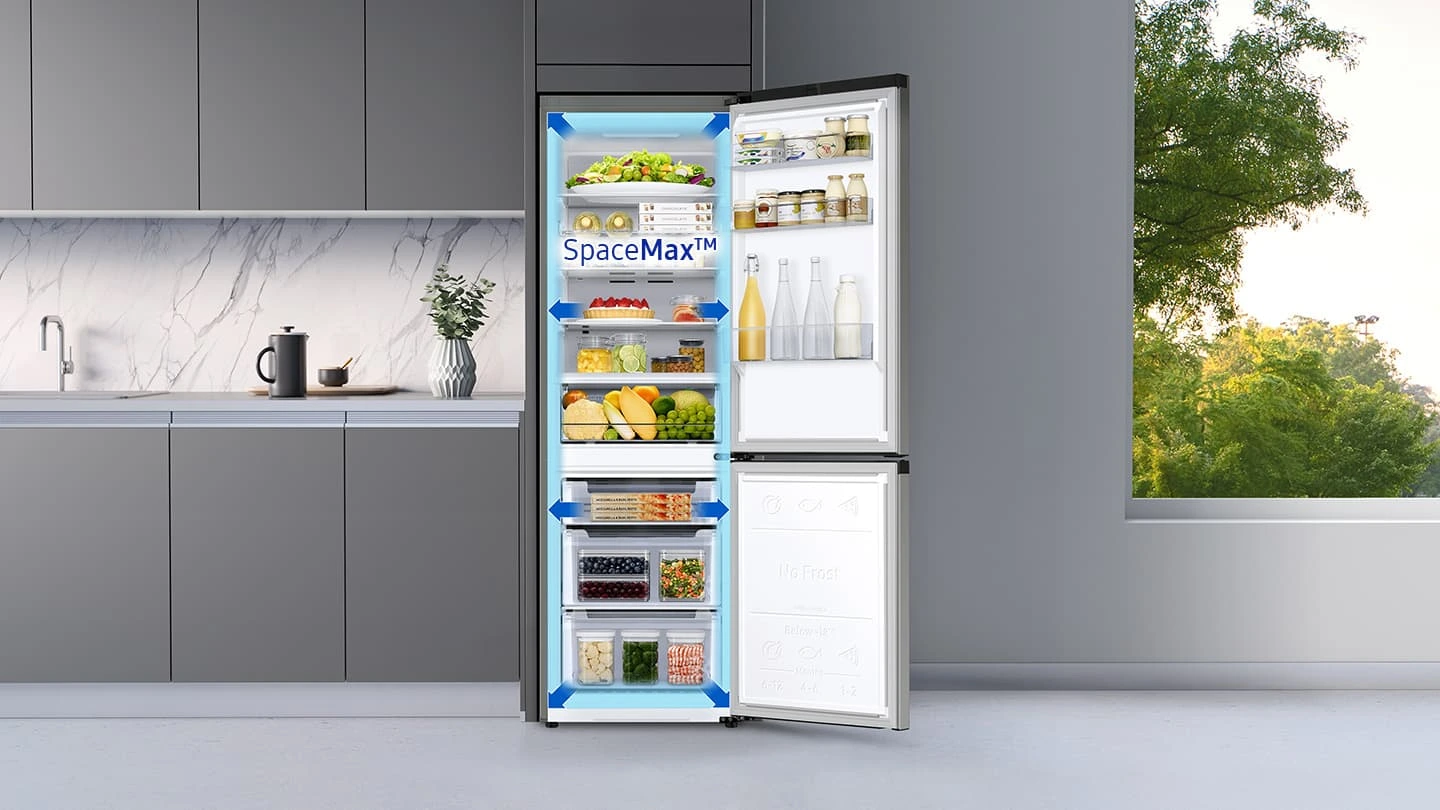 Samsung RB38C605CWW/EF — SpaceMax i wykorzystanie wnętrza
