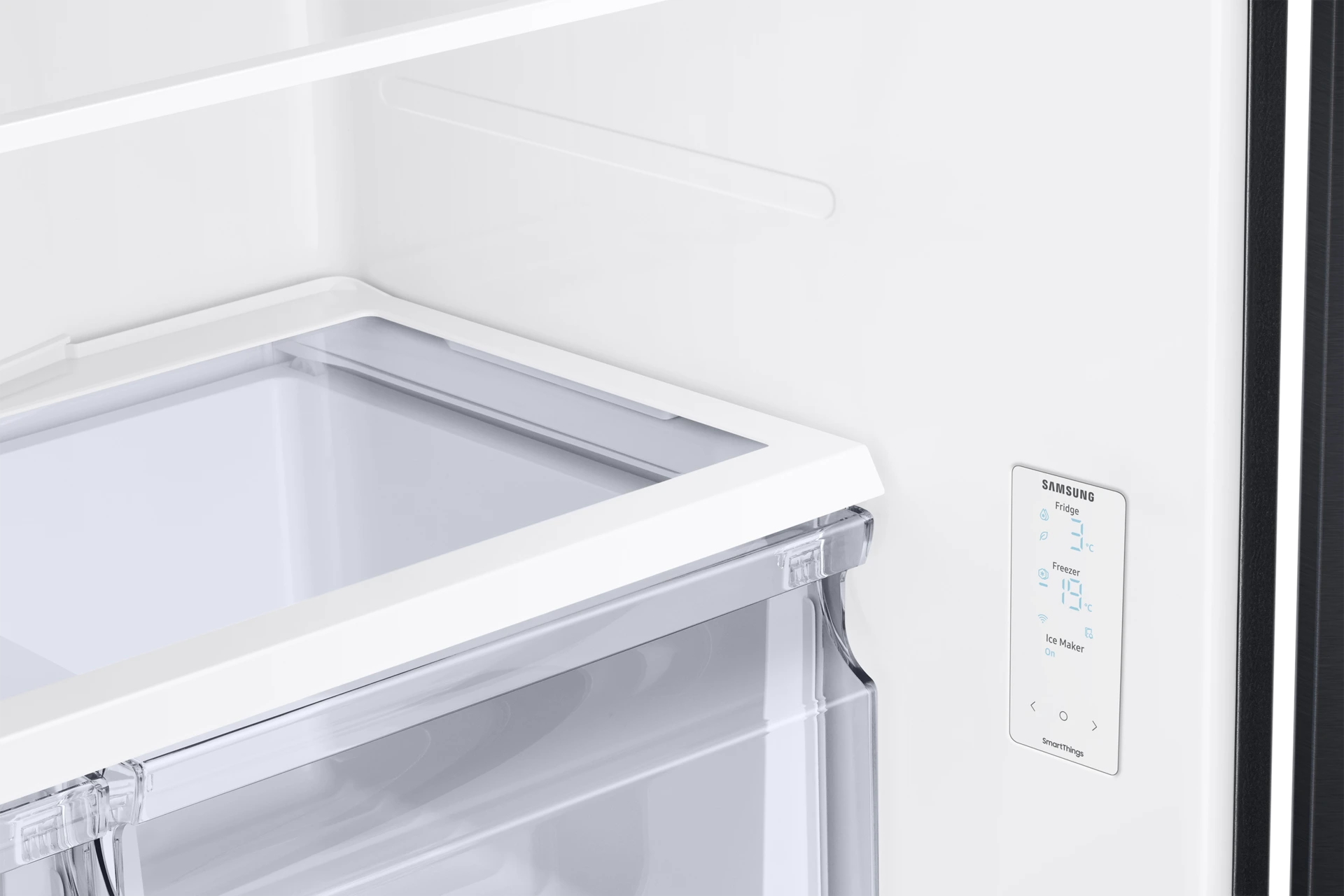Lodówka Frenchdoor Slim AI No Frost Twin Cooling Plus™ wys. 177,6 cm RF50C530EB1/EO — widok 9