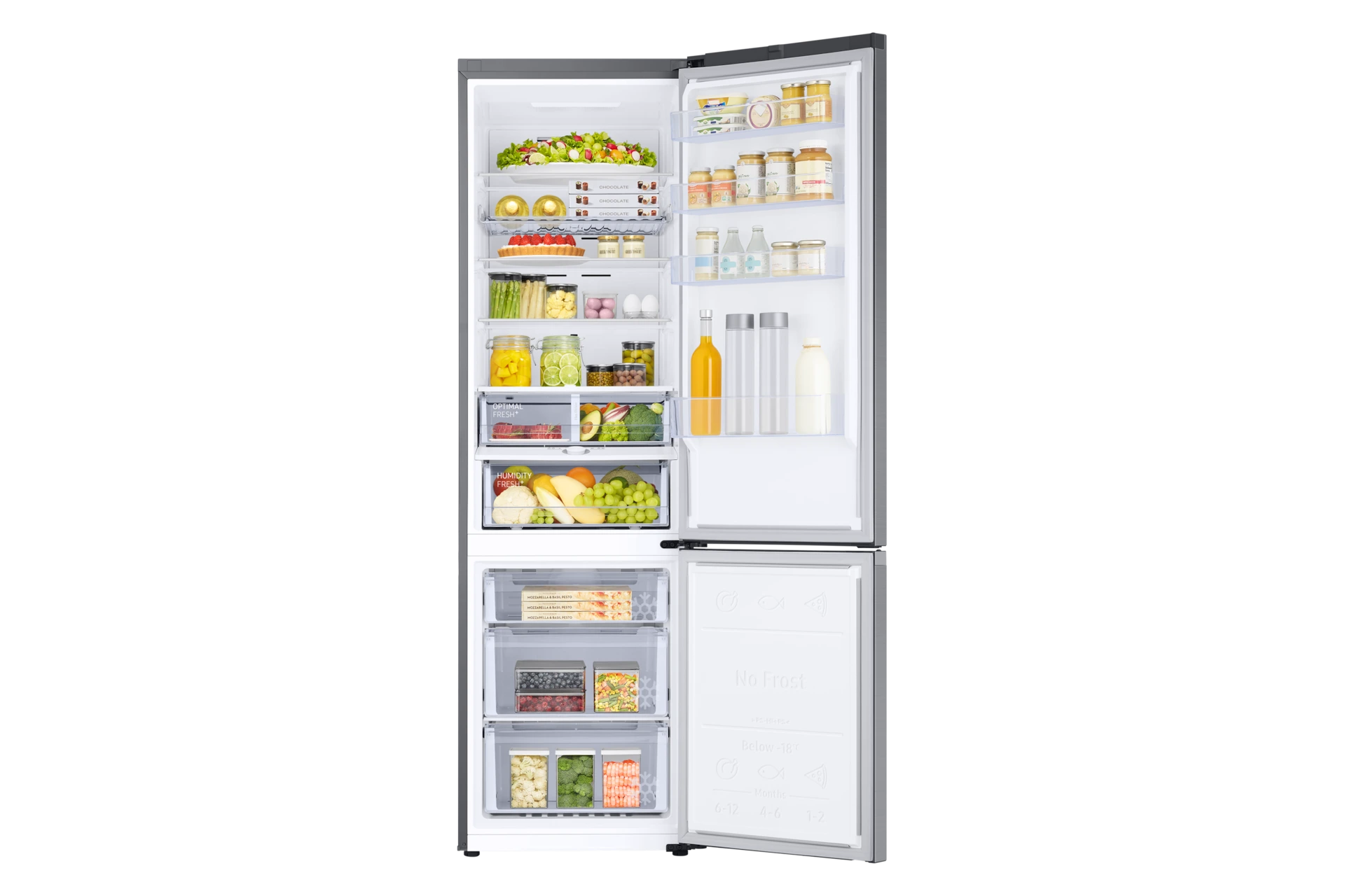 Lodówka AI z dolnym zamrażalnikiem No Frost AI Energy Mode wys. 203 cm RB38C675CS9/EF — widok 5