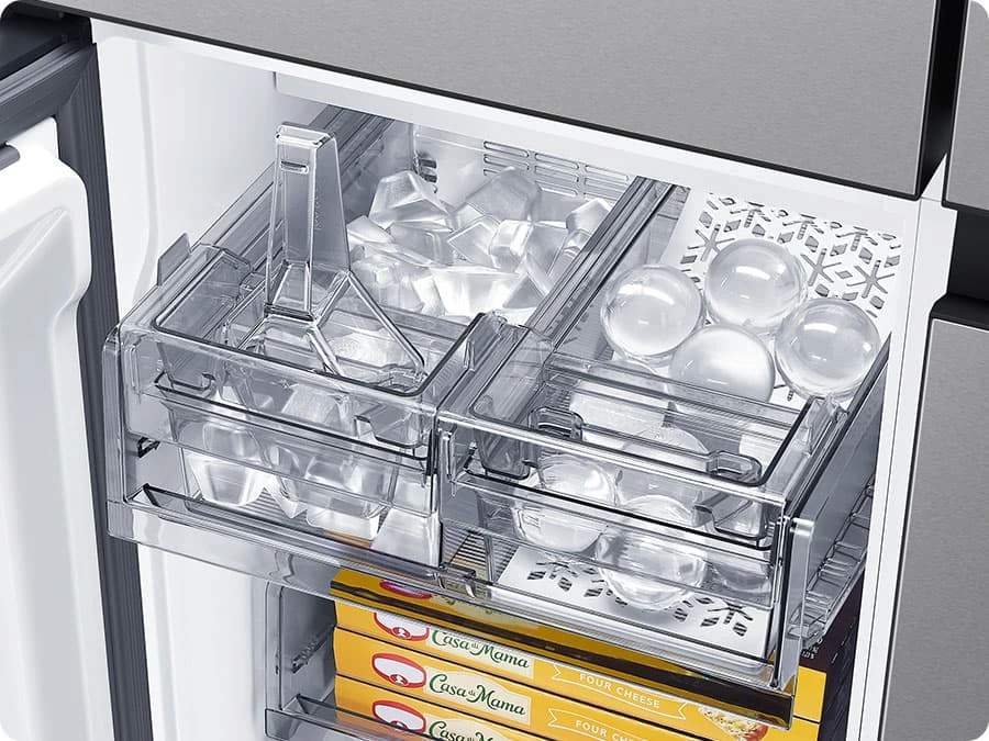 Samsung RM70F63NEREO — Kostki i kule lodu