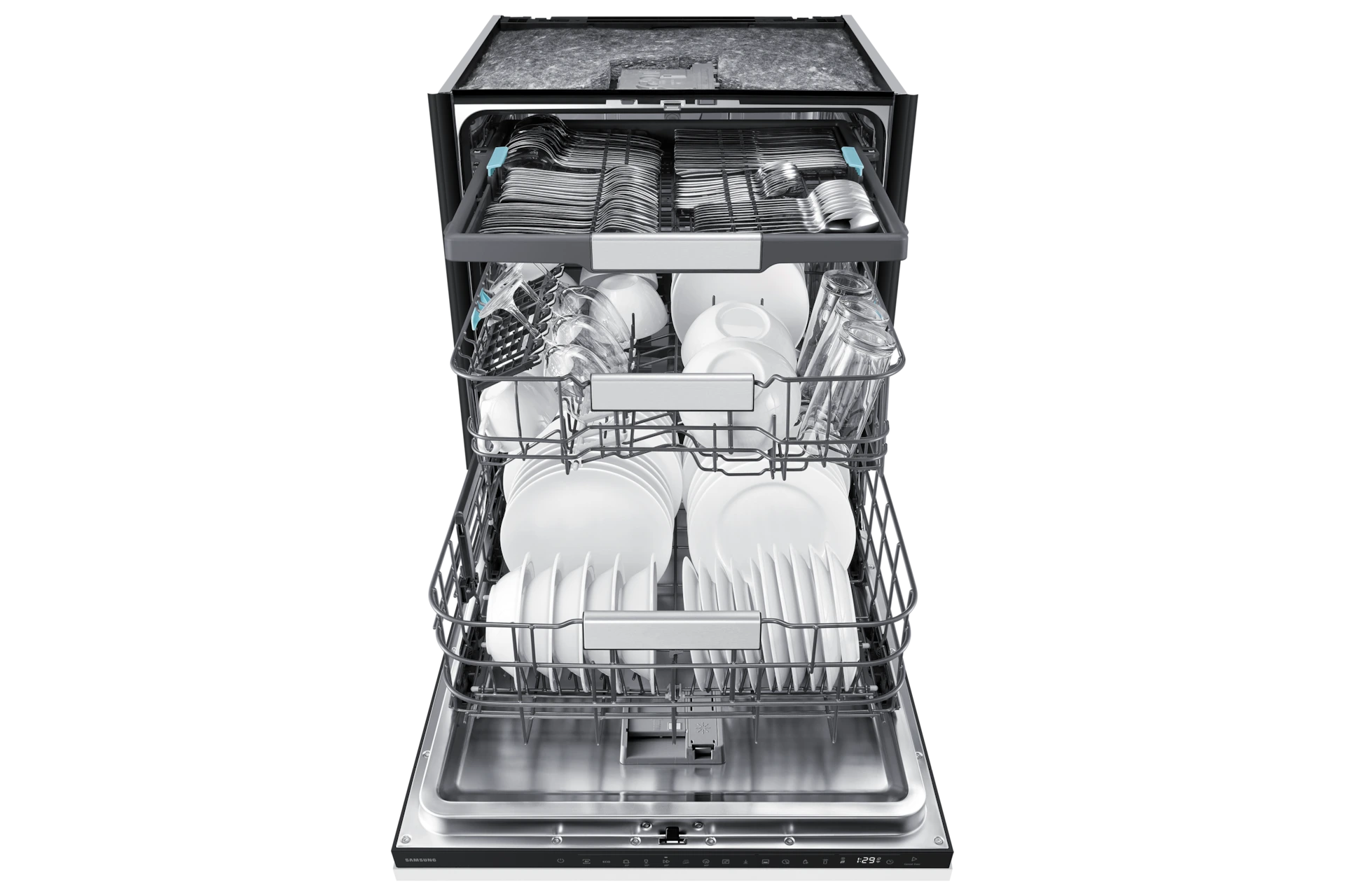 Zmywarka do zabudowy z systemem Auto Open bez panelu 60 cm DW80H77NAB0U1 — widok 4