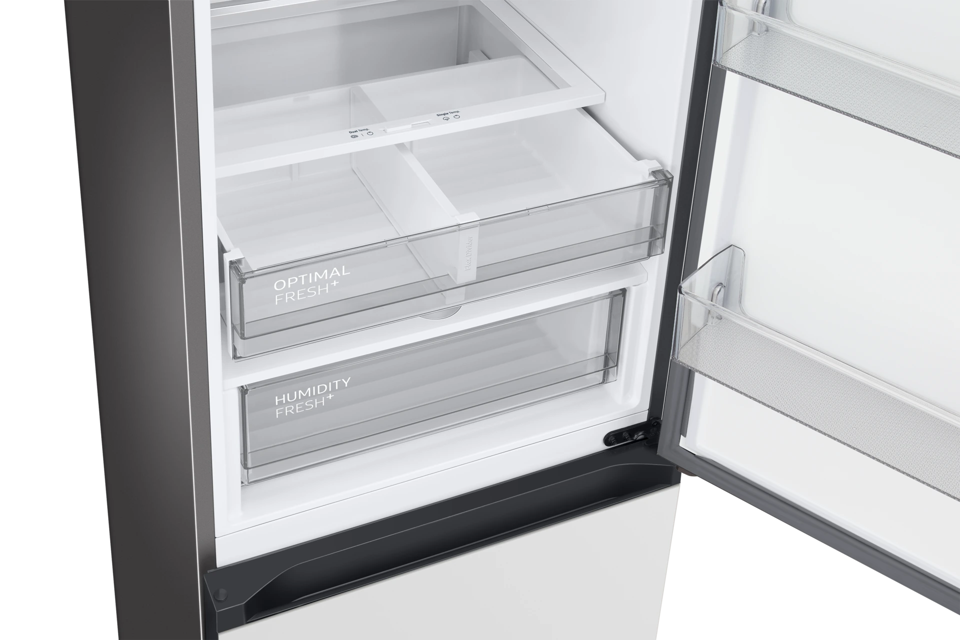 Lodówka Bespoke AI z dolnym zamrażalnikiem No Frost Optimal Fresh + wys. 203 cm RB38C7B5C12/EF — widok 4