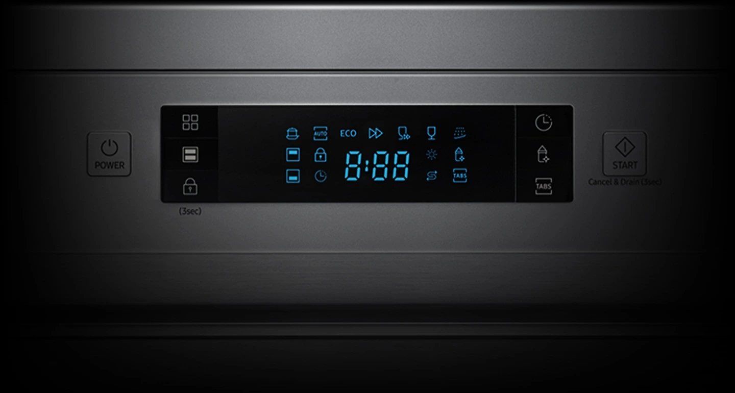 Samsung DW60M6050FS/EC — Wyświetlacz LED