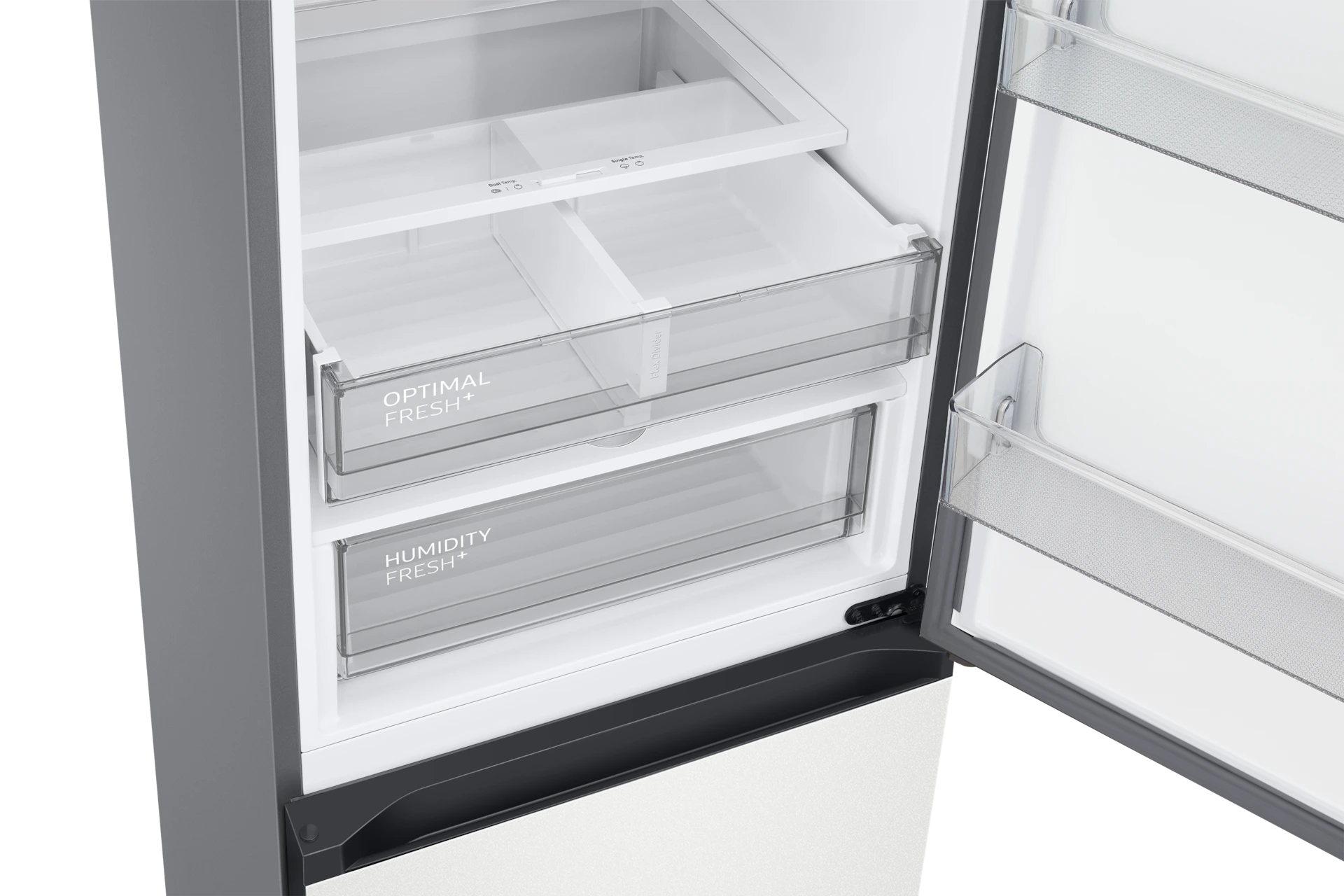 Lodówka Bespoke AI z dolnym zamrażalnikiem No Frost Twin Cooling Plus™ wys. 203 cm RB38C7B6AAP/EF — widok 5