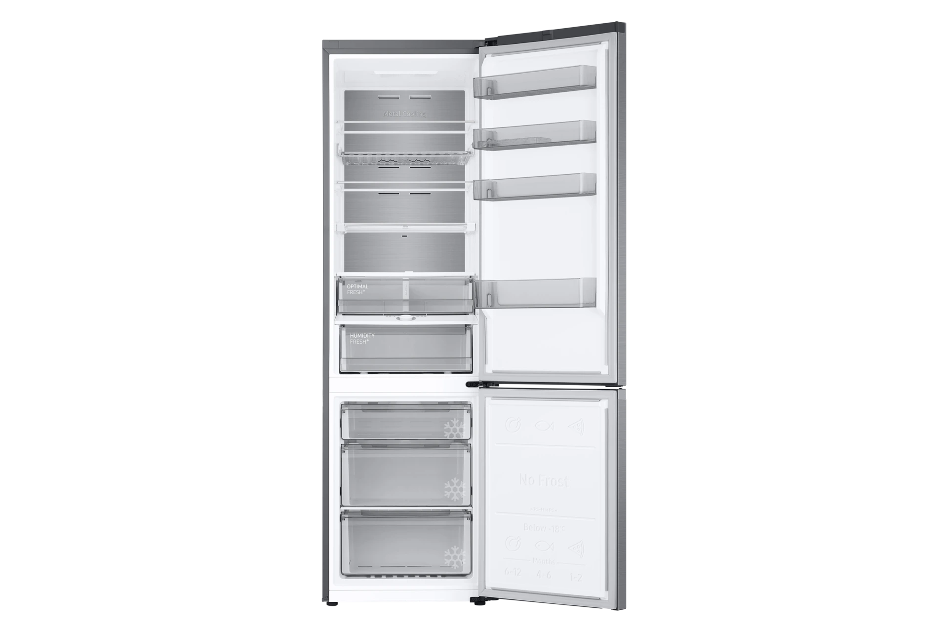 Lodówka AI z dolnym zamrażalnikiem No Frost AI Energy Mode wys. 203 cm RB38C776DS9/EF — widok 3