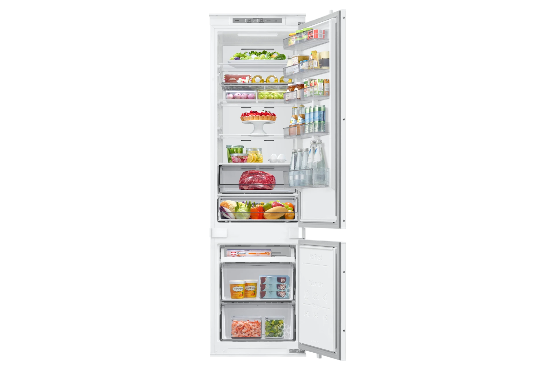 Lodówka do zabudowy AI No Frost Twin Cooling Plus™ wys. 193,5 cm BRB70F30AES0EO — widok 1