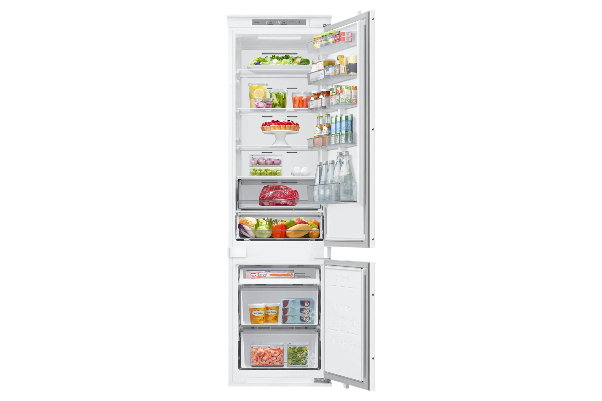 Lodówka do zabudowy AI No Frost Twin Cooling Plus™ wys. 193,5 cm BRB70F30BES0EO — widok 1