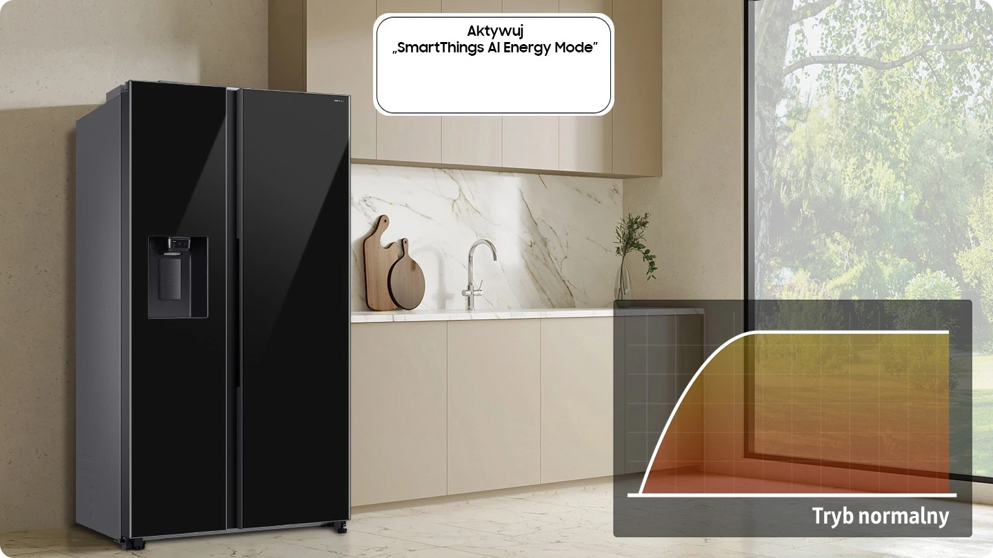 Samsung RS70F64KEBEO — Tryb AI Energy Mode