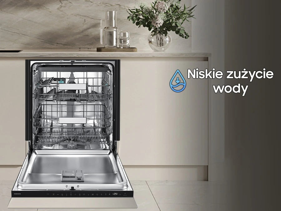 Samsung DW80H73WBI0U1 — Zużycie wody w wybranym cyklu