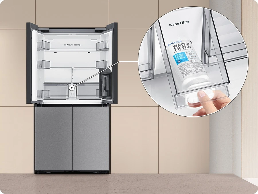 Samsung RM70F63NEREO — Wewnętrzny filtr wody