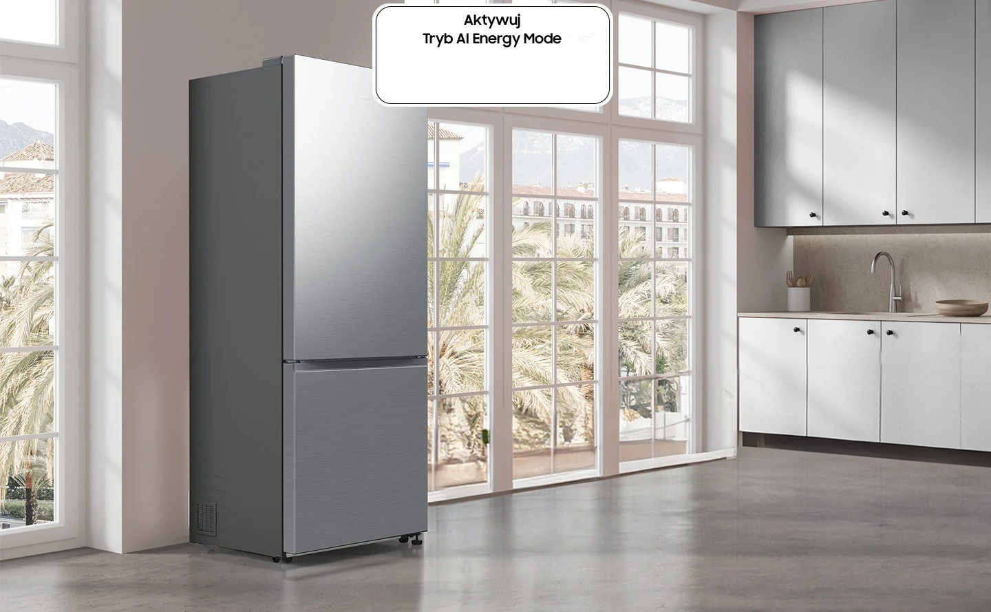 Samsung RB53DG703DS9EO — Tryb AI Energy Mode