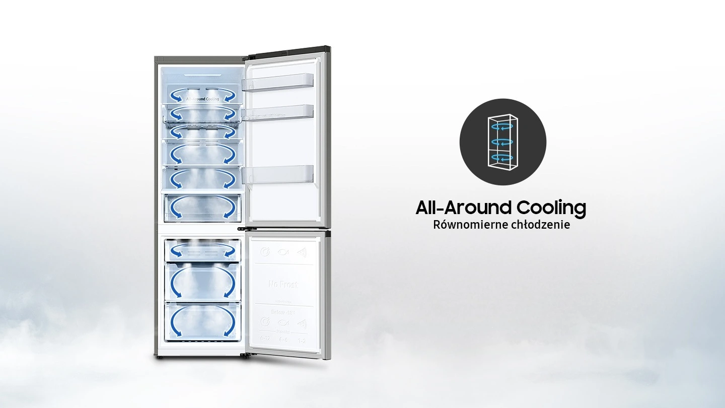 Samsung RB34C635EBN/EF — All Around Cooling