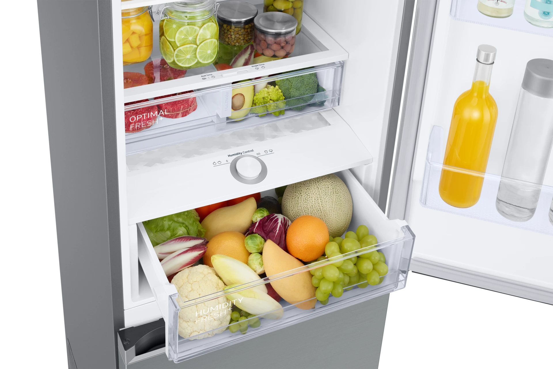 Lodówka AI z dolnym zamrażalnikiem No Frost AI Energy Mode wys. 203 cm RB38C603CS9/EF — widok 9