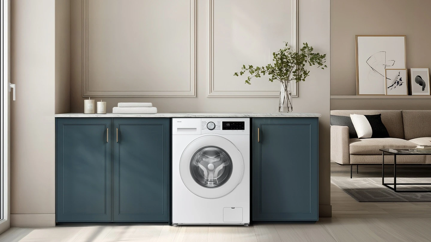 Samsung WW80FG5L32TEEO — aranżacja producenta