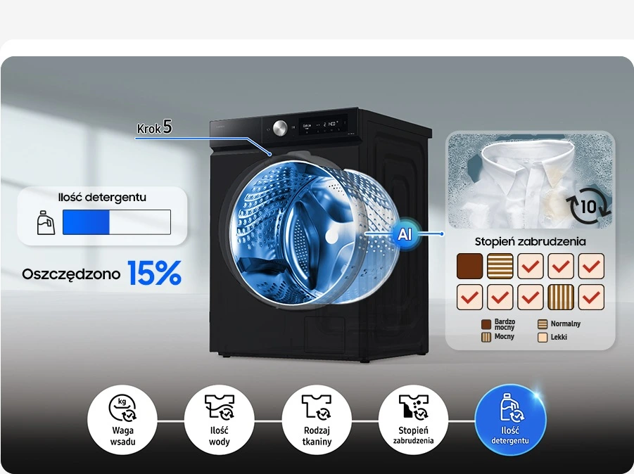 Samsung WD11DB7B85GBU4 — Pranie Optymalne AI