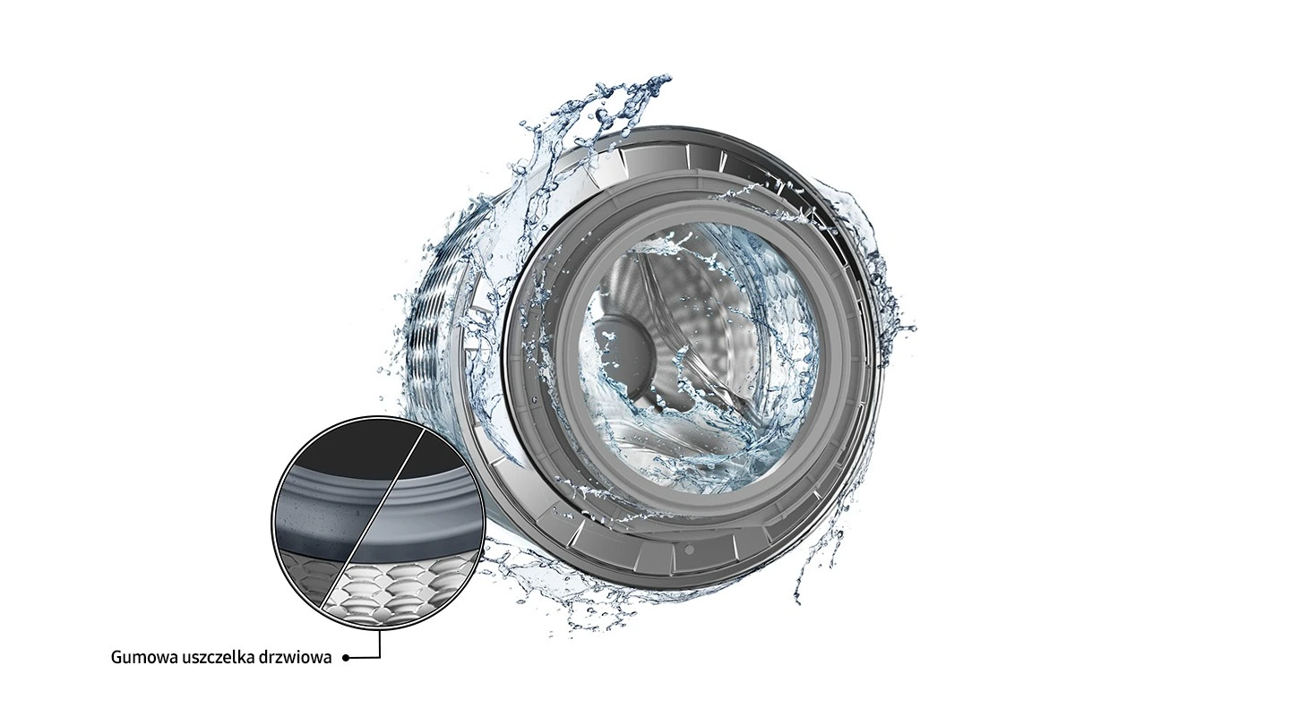 Samsung WW80FG3M05AWEO — Czyszczenie bębna