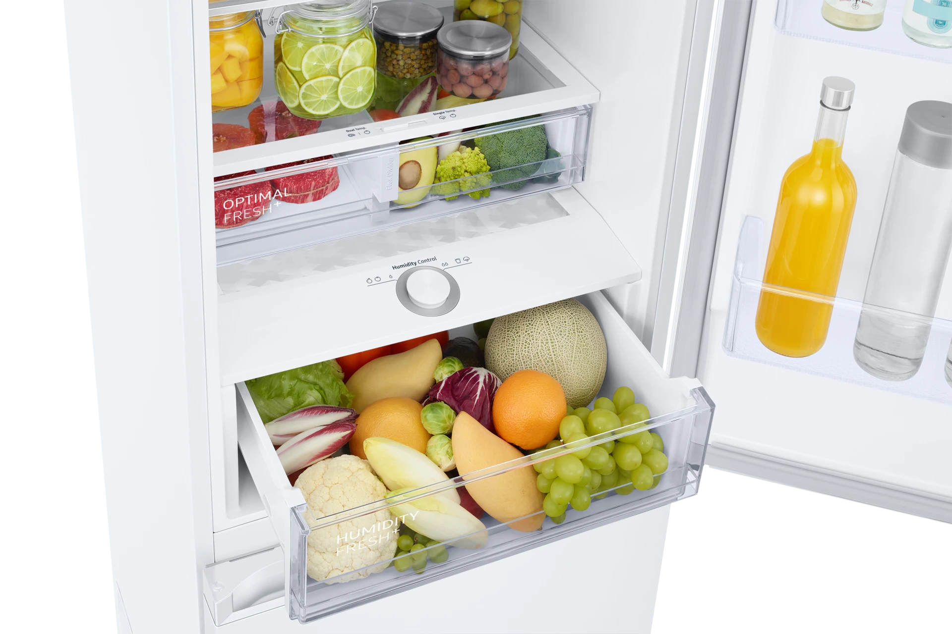 Lodówka AI z dolnym zamrażalnikiem No Frost AI Energy Mode wys. 203 cm RB38C605CWW/EF — widok 9