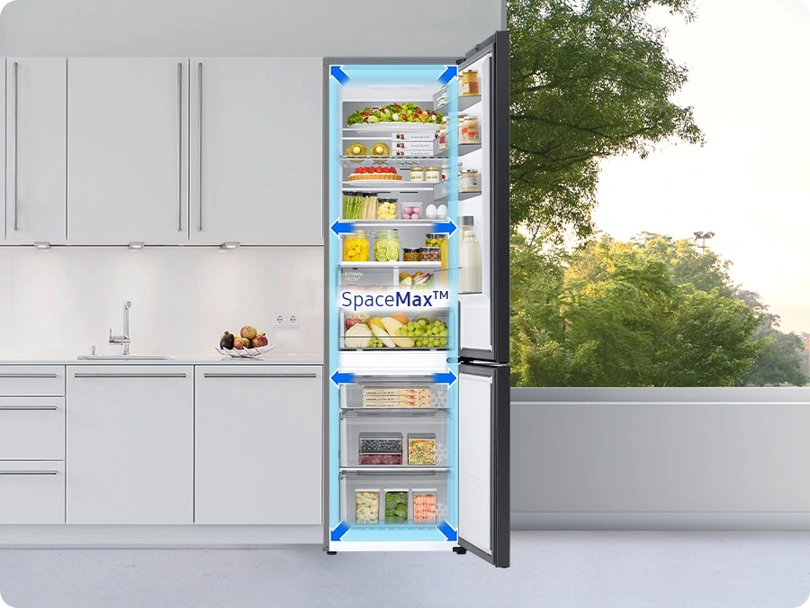 Samsung RB38C7B5BS9/EF — SpaceMax i wykorzystanie wnętrza