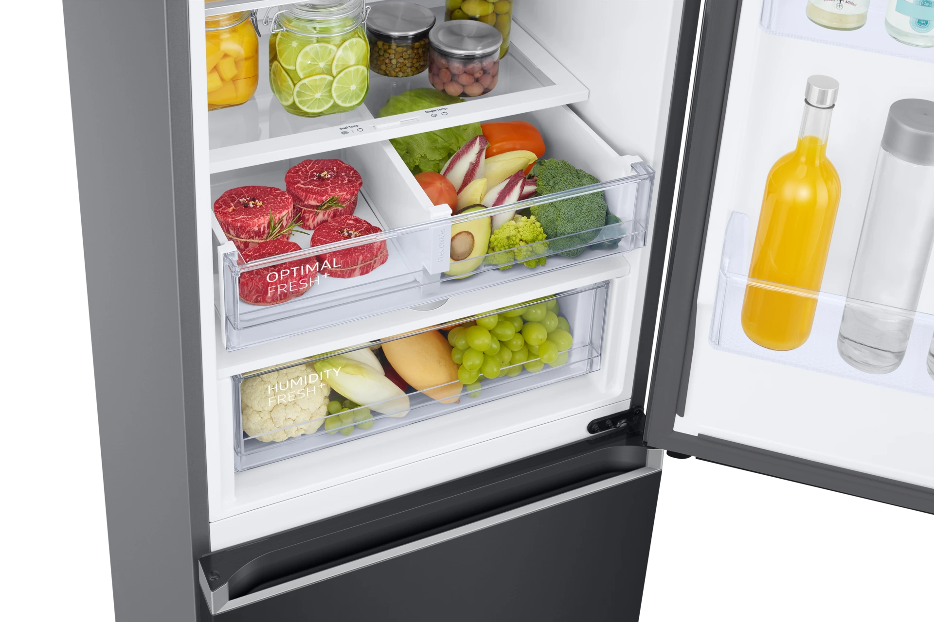 Lodówka AI z dolnym zamrażalnikiem No Frost AI Energy Mode wys. 203 cm RB38C675EB1/EF — widok 7
