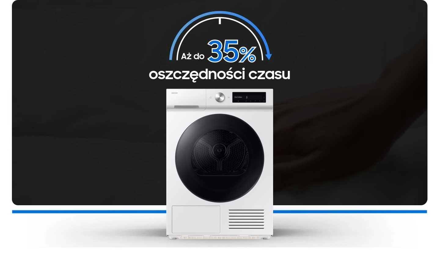 Samsung DV90DB7845GWU4 — QuickDrive w suszeniu