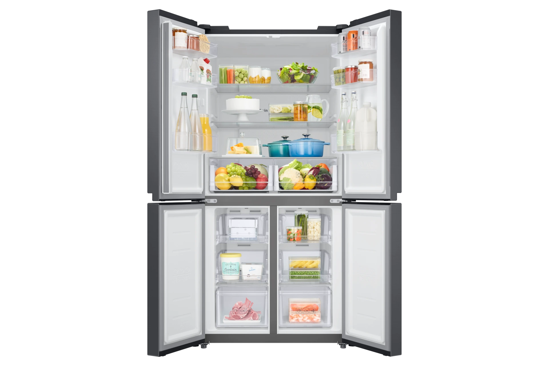 Lodówka Multidoor Slim No Frost Twin Cooling Plus™ wys. 179,3 cm RF48A400EB4/EO — widok 7