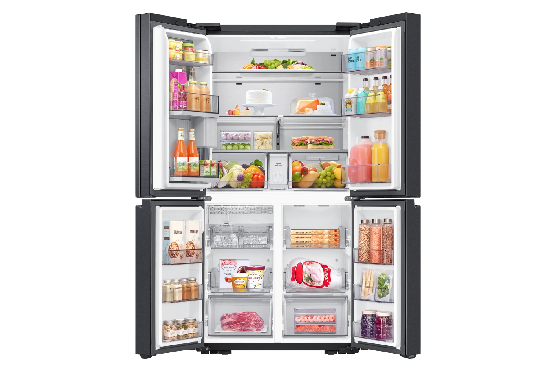 Lodówka Multidoor AI No Frost Triple Cooling™ wys. 183 cm RF65DG960EB1EO — widok 6