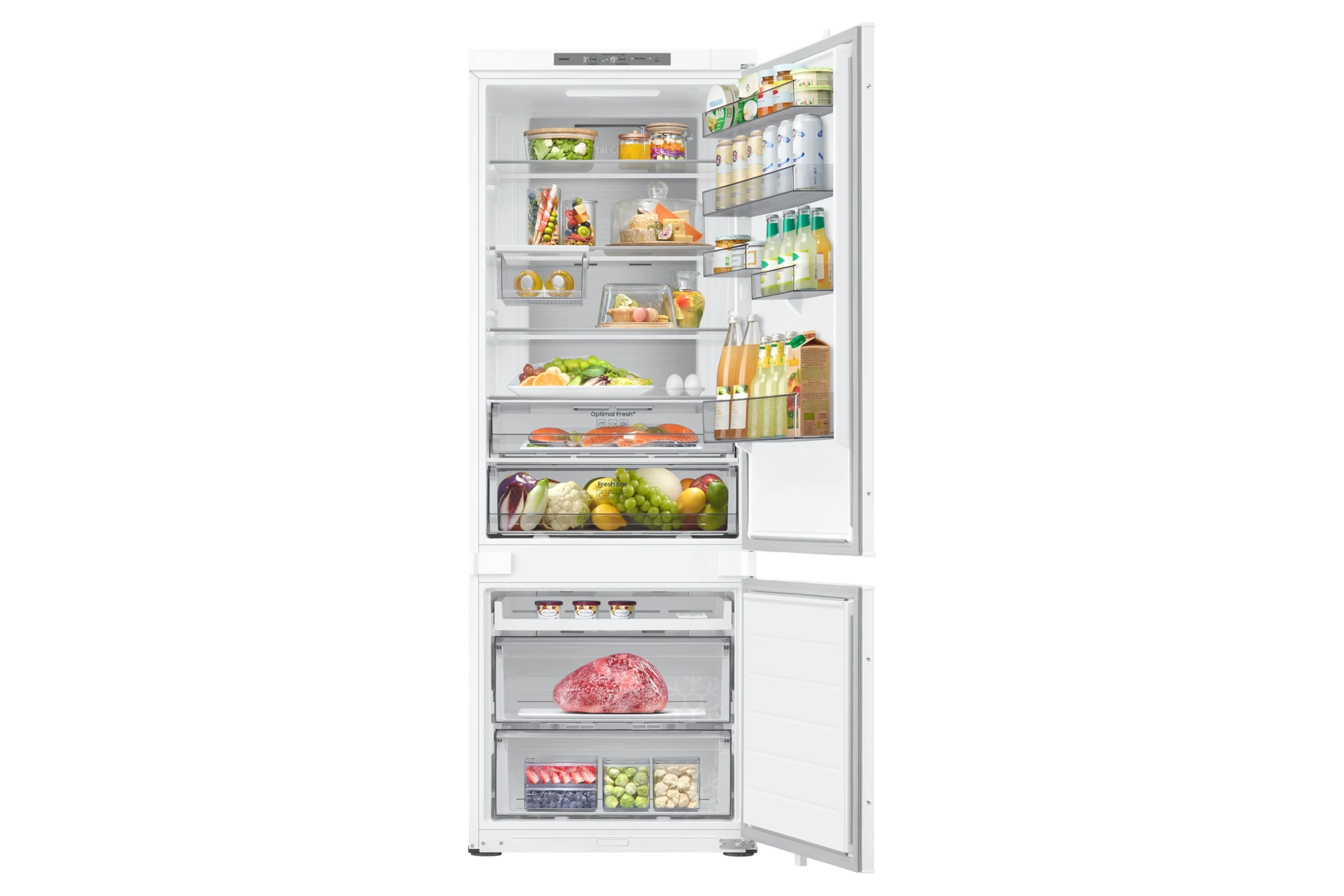 Lodówka do zabudowy Combi MAX AI No Frost SpaceMax™ wys. 193,5 cm BRB38G705DWWEF — widok 1