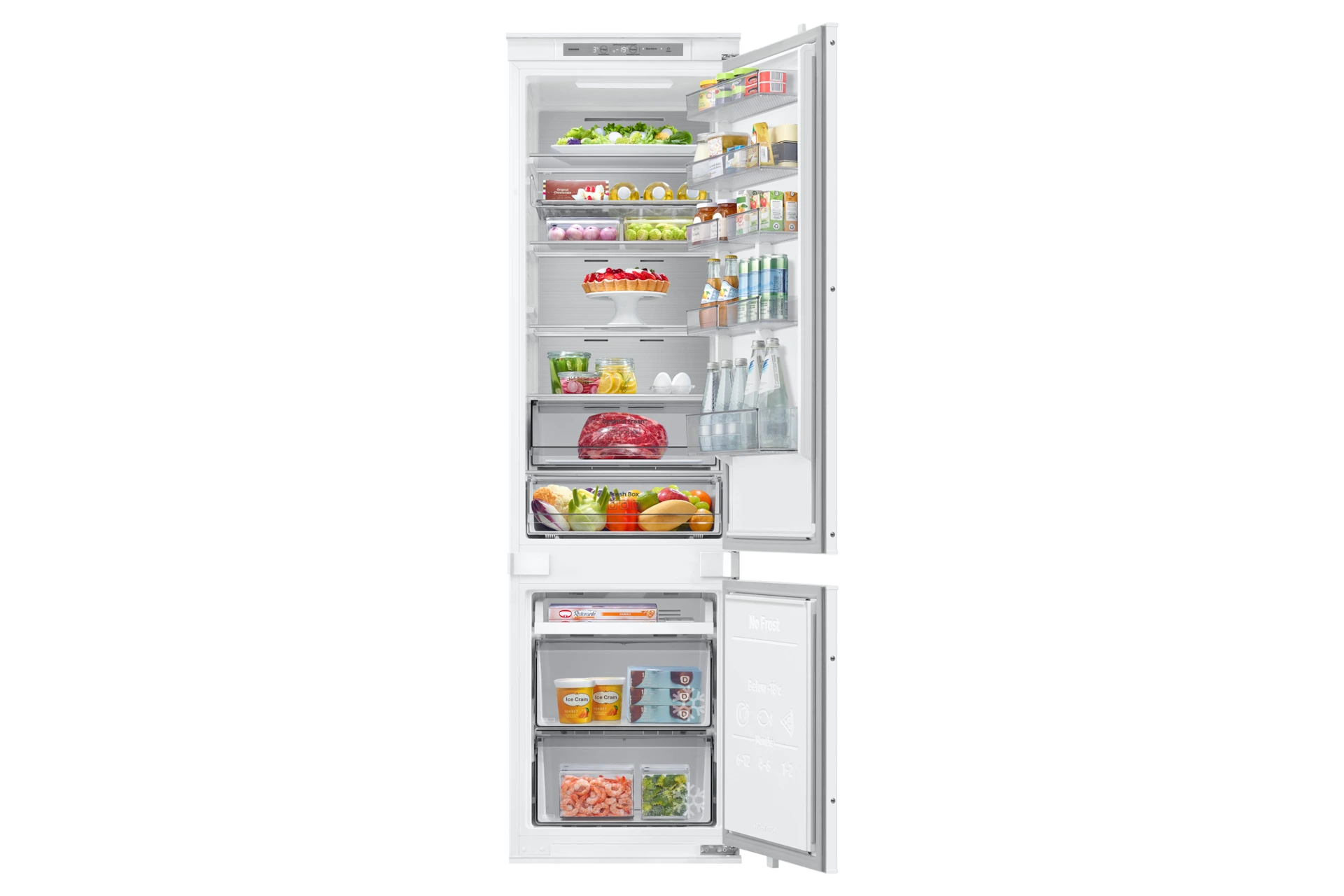 Lodówka do zabudowy AI No Frost Twin Cooling Plus™ wys. 193,5 cm BRB80F30AES0EO — widok 1