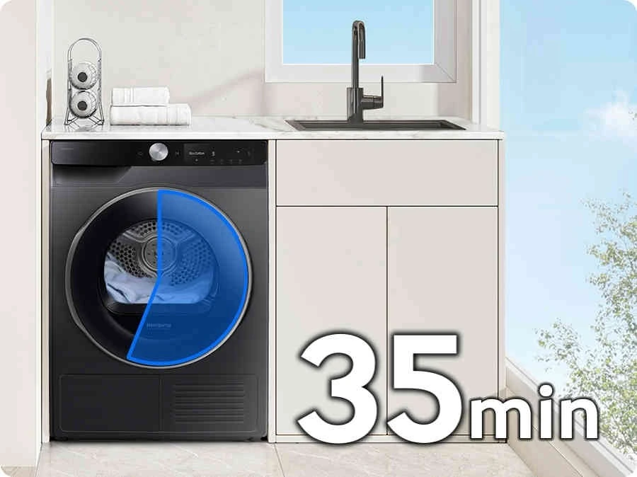 Samsung DV90DG6845LBU4 — Szybkie Suszenie 35 minut