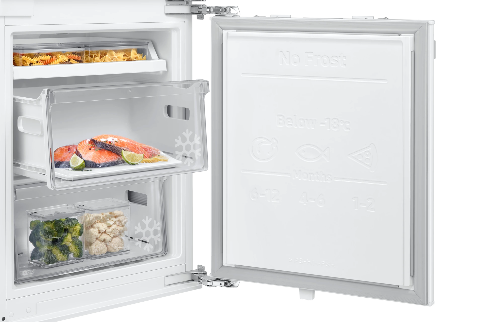 Lodówka do zabudowy AI No Frost Twin Cooling Plus™ wys. 193,5 cm BRB70F30AEF0EO — widok 10