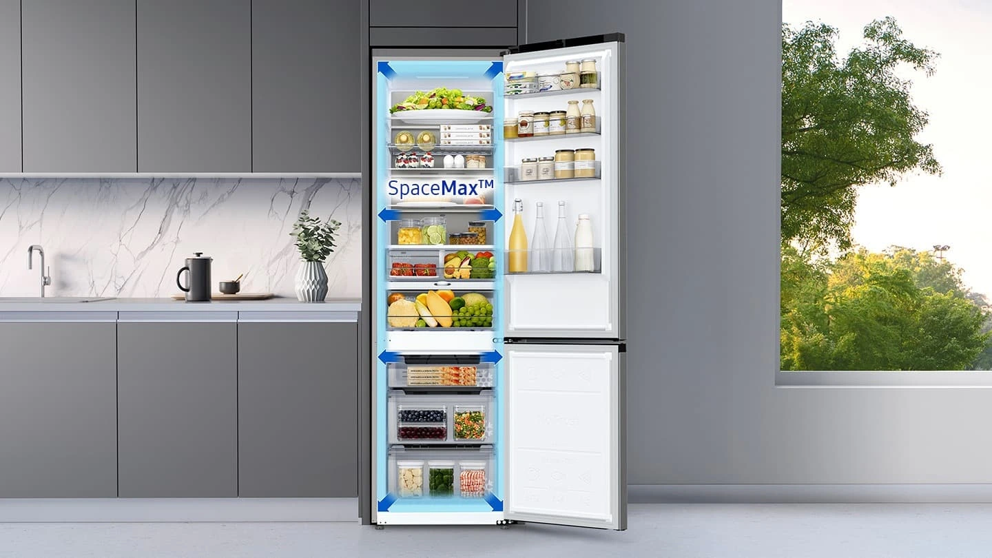Samsung RB38C705CB1/EF — SpaceMax i wykorzystanie wnętrza