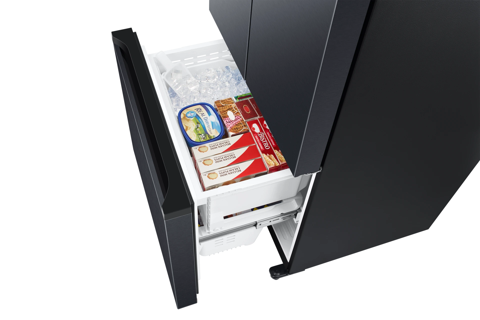 Lodówka Frenchdoor Slim AI No Frost Twin Cooling Plus™ wys. 177,6 cm RF50C530EB1/EO — widok 8