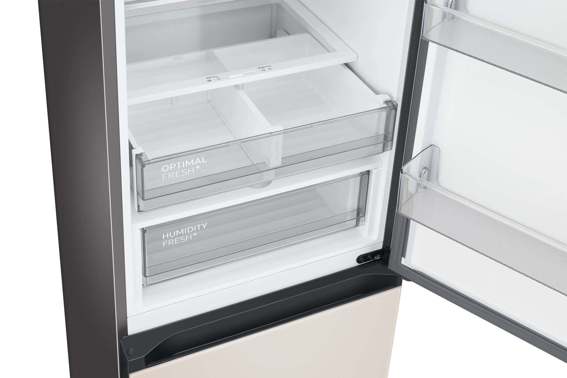 Lodówka Bespoke AI z dolnym zamrażalnikiem No Frost Optimal Fresh + wys. 203 cm RB38C7B5D39/EF — widok 6