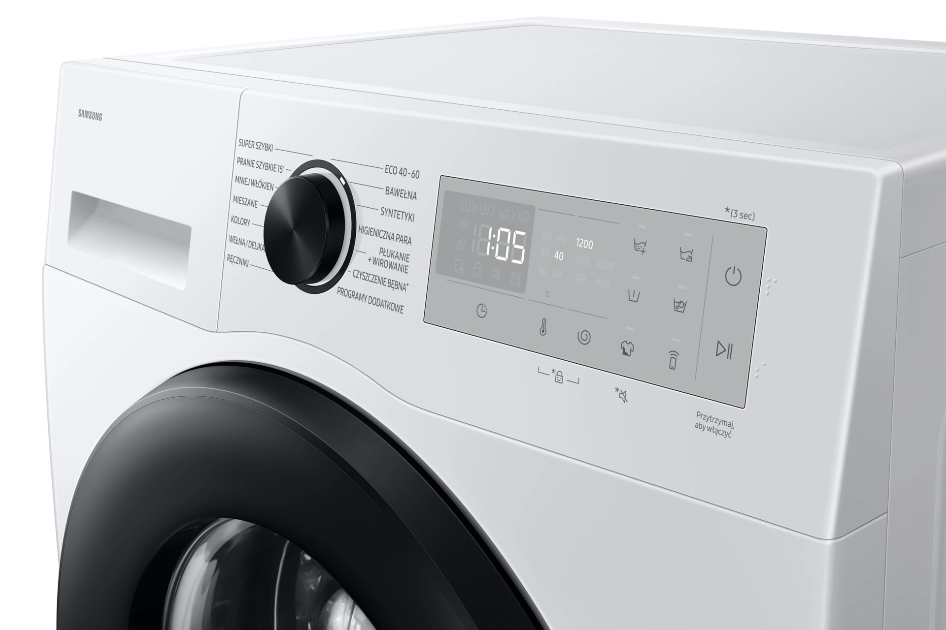 Pralka Slim AI Ecobubble™ Program Super Szybki 39‘ WW80FG5L32AHEO Seria 5000 — widok 8