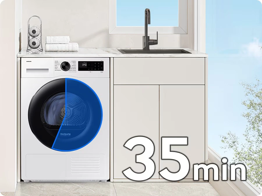 Samsung F-WW90G52DV9AE — Szybkie Suszenie 35 minut