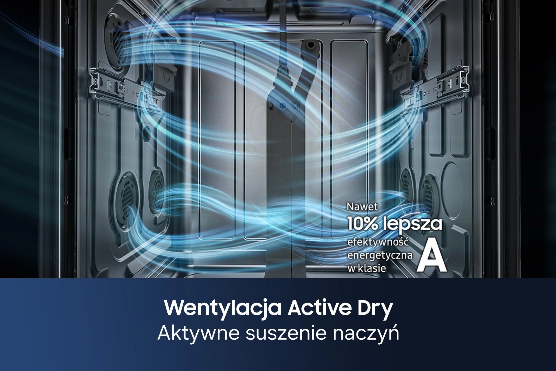Zmywarka do zabudowy z szufladą CupWash bez panelu 60 cm DW90H79H1B0U1 — widok 25