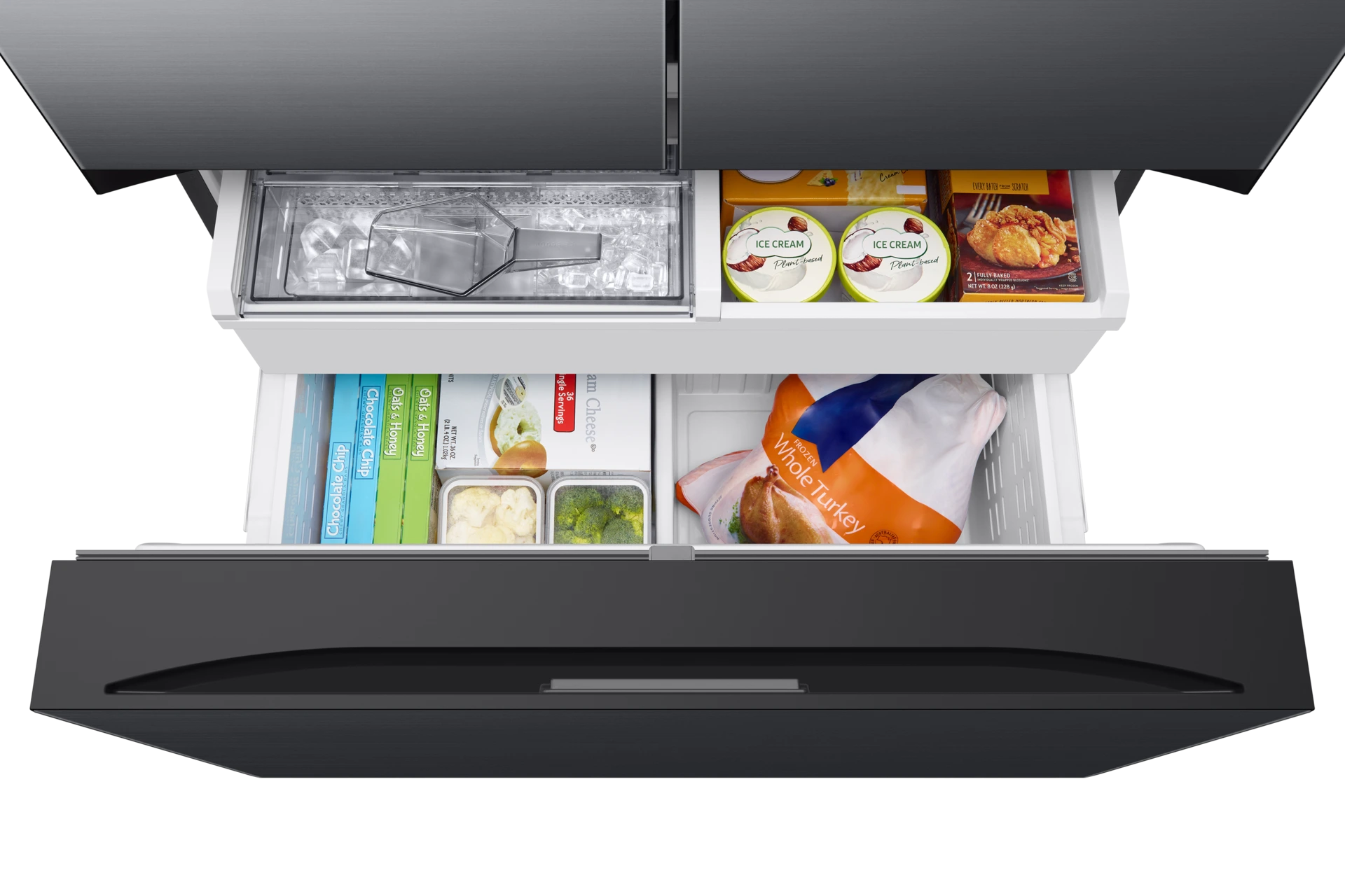 Lodówka Frenchdoor AI No Frost Twin Cooling Plus™ wys. 177,8 cm RF24BB620EB1EO — widok 6