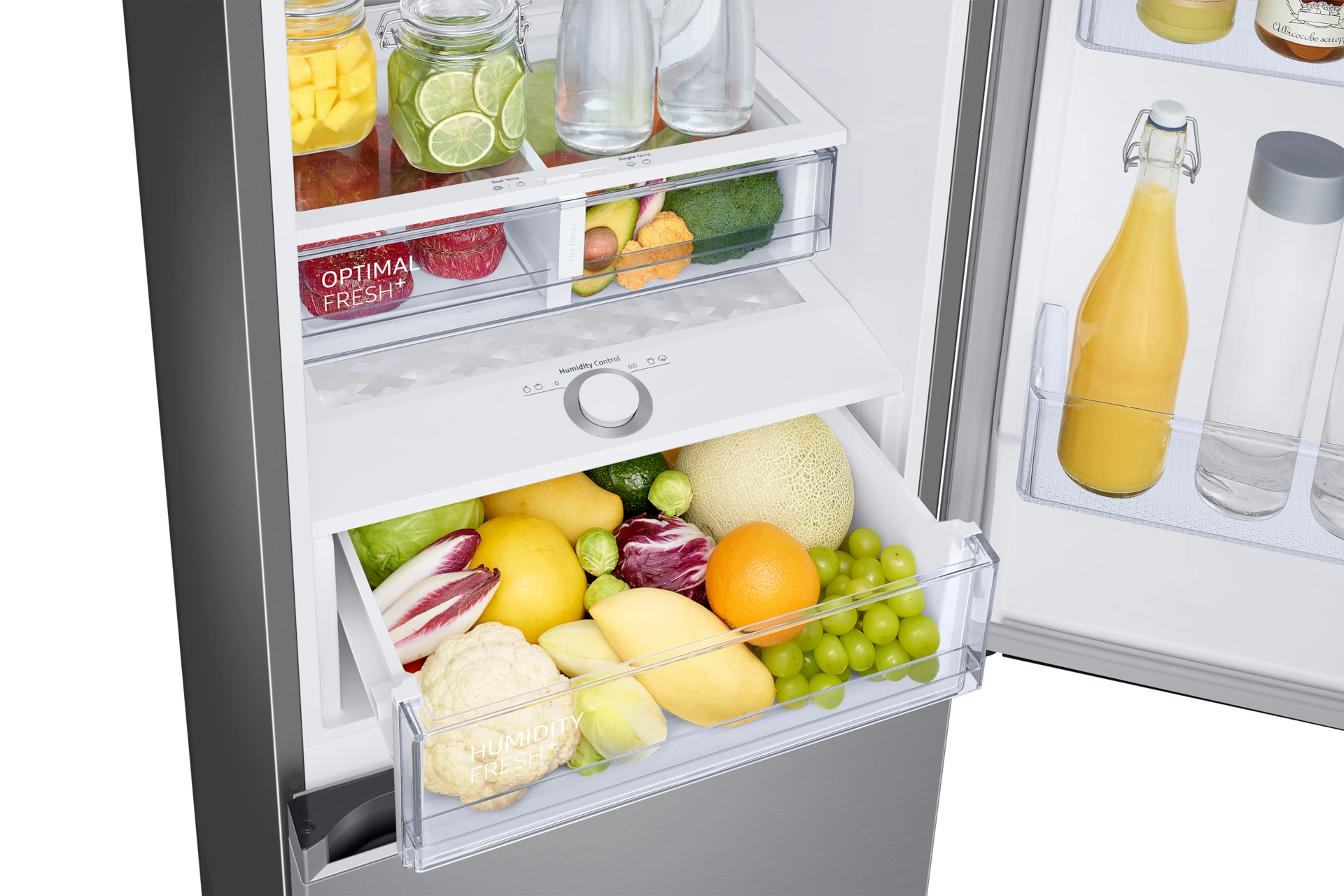 Lodówka AI z dolnym zamrażalnikiem No Frost AI Energy Mode wys. 185,3 cm RB34C603CS9/EF — widok 9