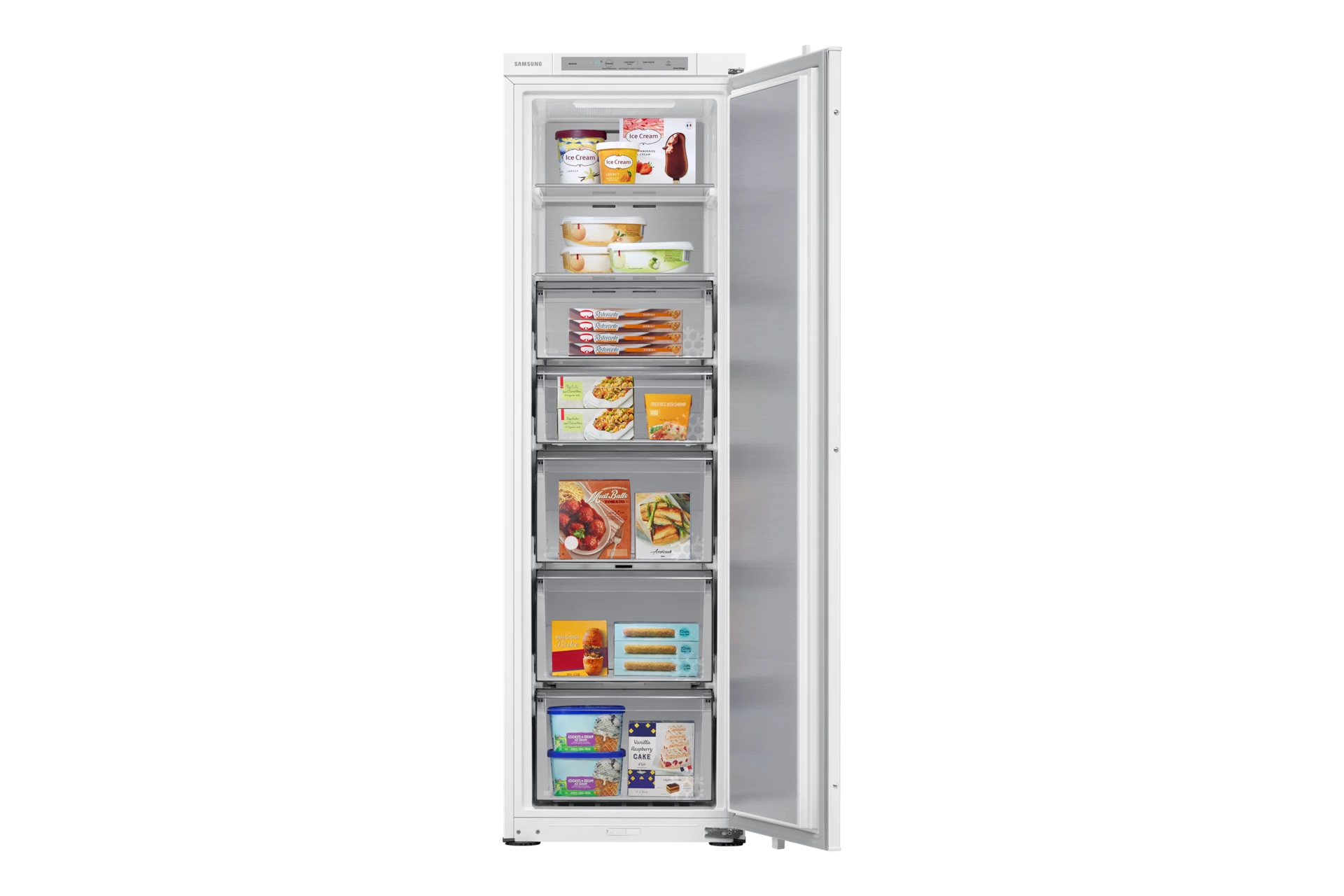 Zamrażarka do zabudowy jednodrzwiowa No Frost AI Energy Mode wys. 177,5 cm BRZ22700EWW/EF — widok 1