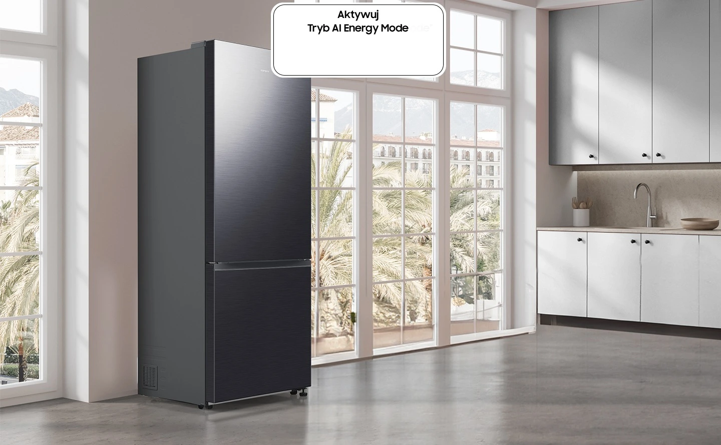 Samsung RB53DG706CB1EO — Tryb AI Energy Mode